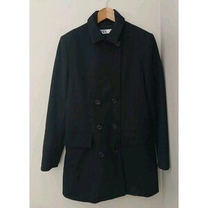 Zara Double Breasted Lined Trench Coat
